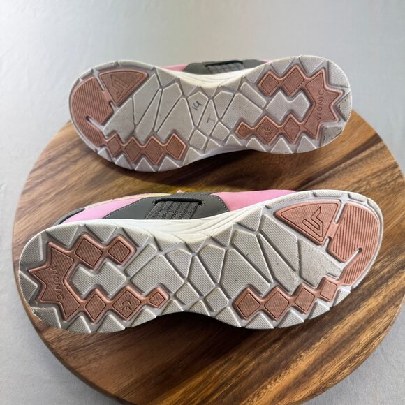 Vionic Womens Size 10  Brisk Vayda Grey Pink Walking Comfort Shoes Sneakers - Picture 7 of 10